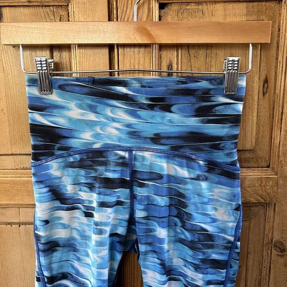 Lululemon 4 Train Times 7/8 Pant *25" Leggings Mesh‎ Detail Cropped - Picture 3 of 13